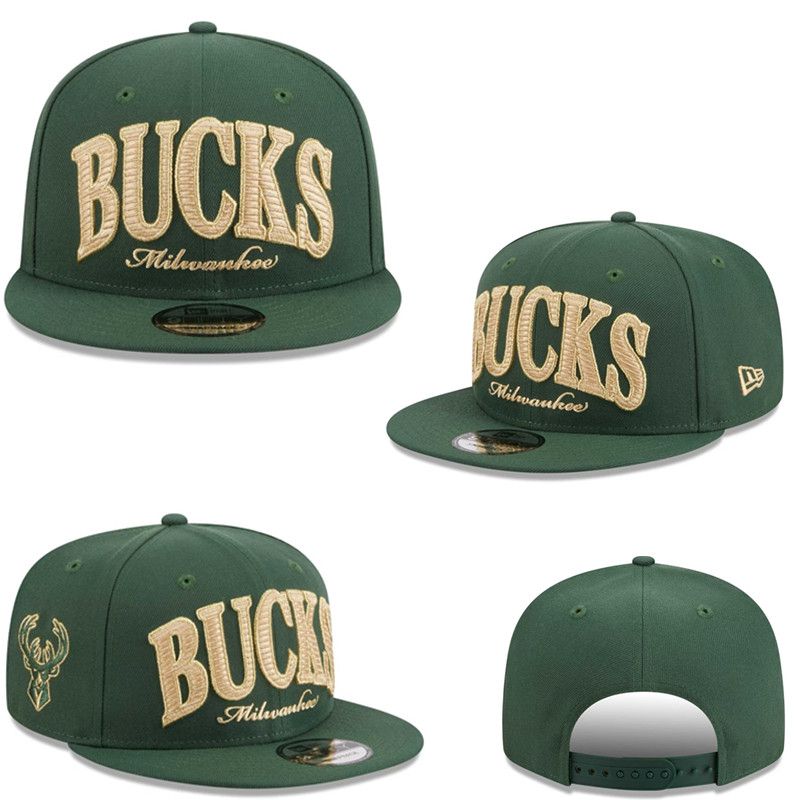 2025 NBA Milwaukee Bucks Hat TX20250307->nba hats->Sports Caps